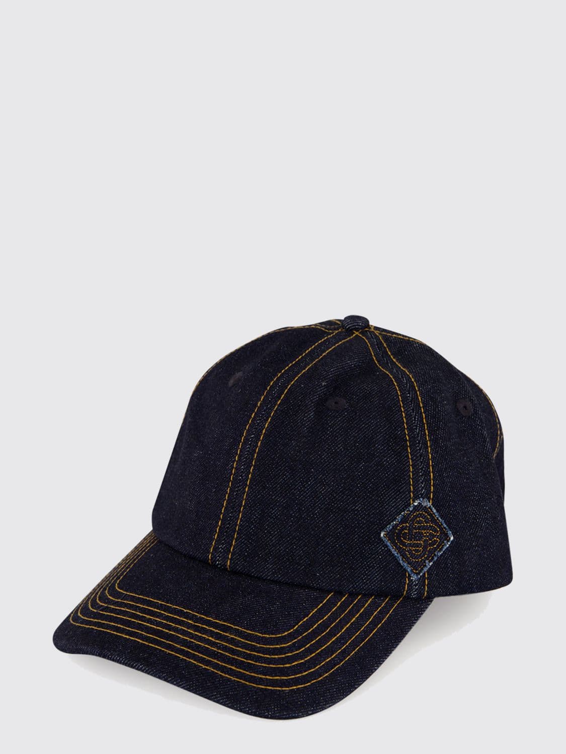 Casablanca Cotton Baseball Cap with Embroidered Logo and Adjustable Strap