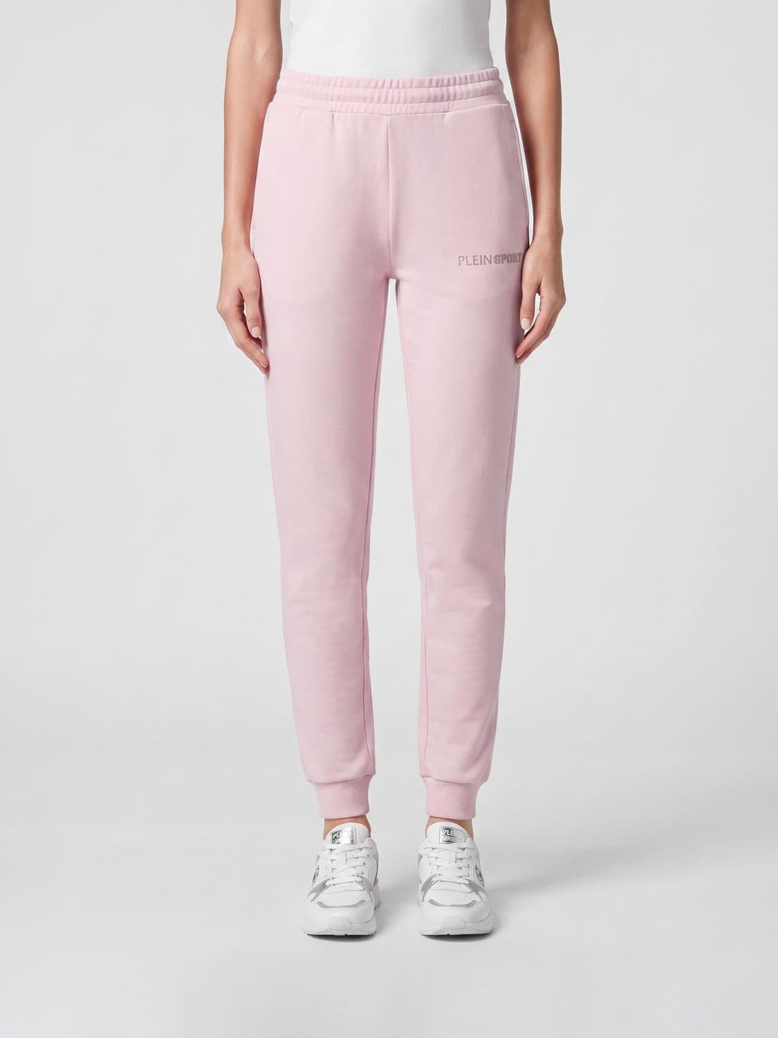 Plein Sport Slim Fit Jersey Jogging Trousers with Elasticated Waist