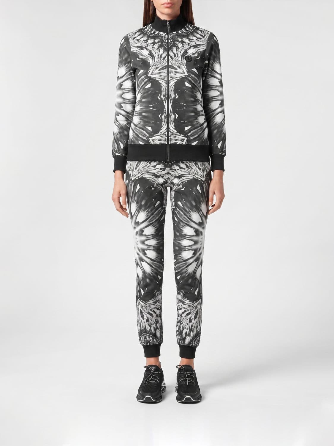 Plein Sport 2-Piece Hooded Jersey Tracksuit with Logo