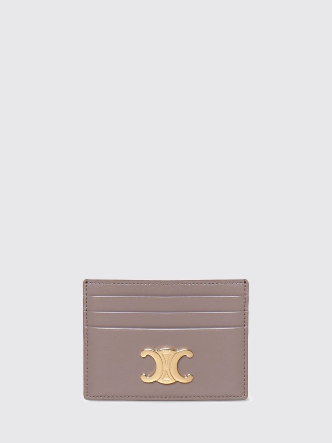 Celine Wallet Woman color Grey