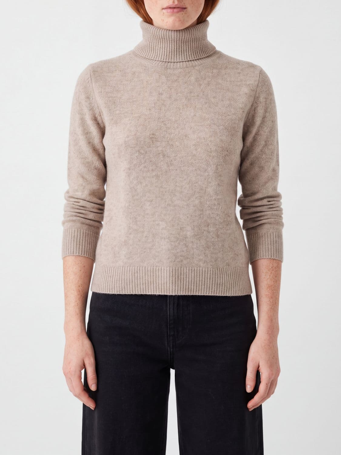 Roberto Collina Slim Fit Cashmere and Silk Blend Turtleneck Jumper
