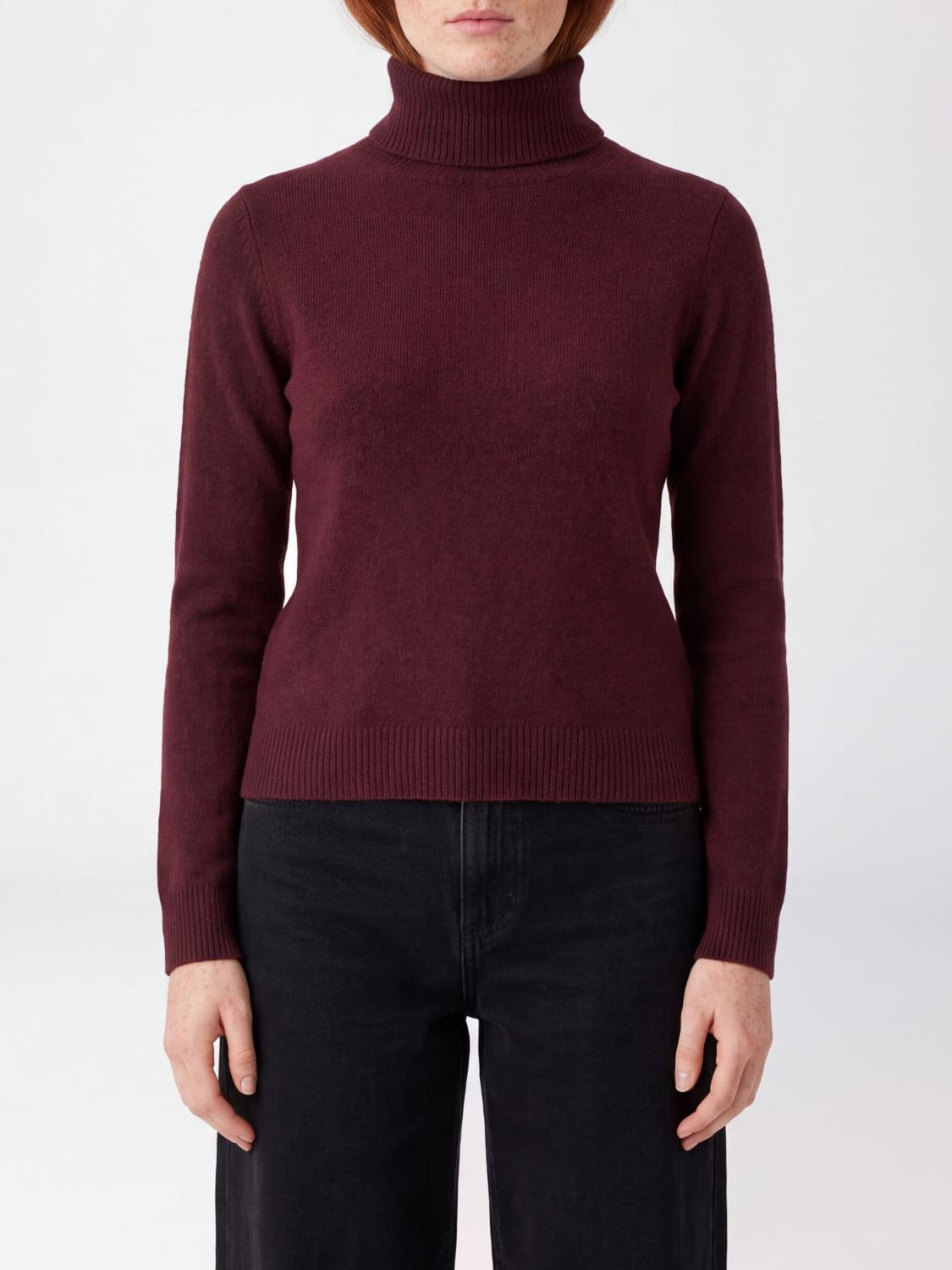 Roberto Collina Slim Fit Cashmere and Silk Blend Turtleneck Jumper