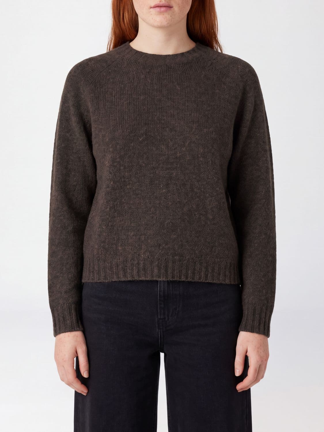 Roberto Collina Merino Wool and Baby Camel Crew Neck Jumper