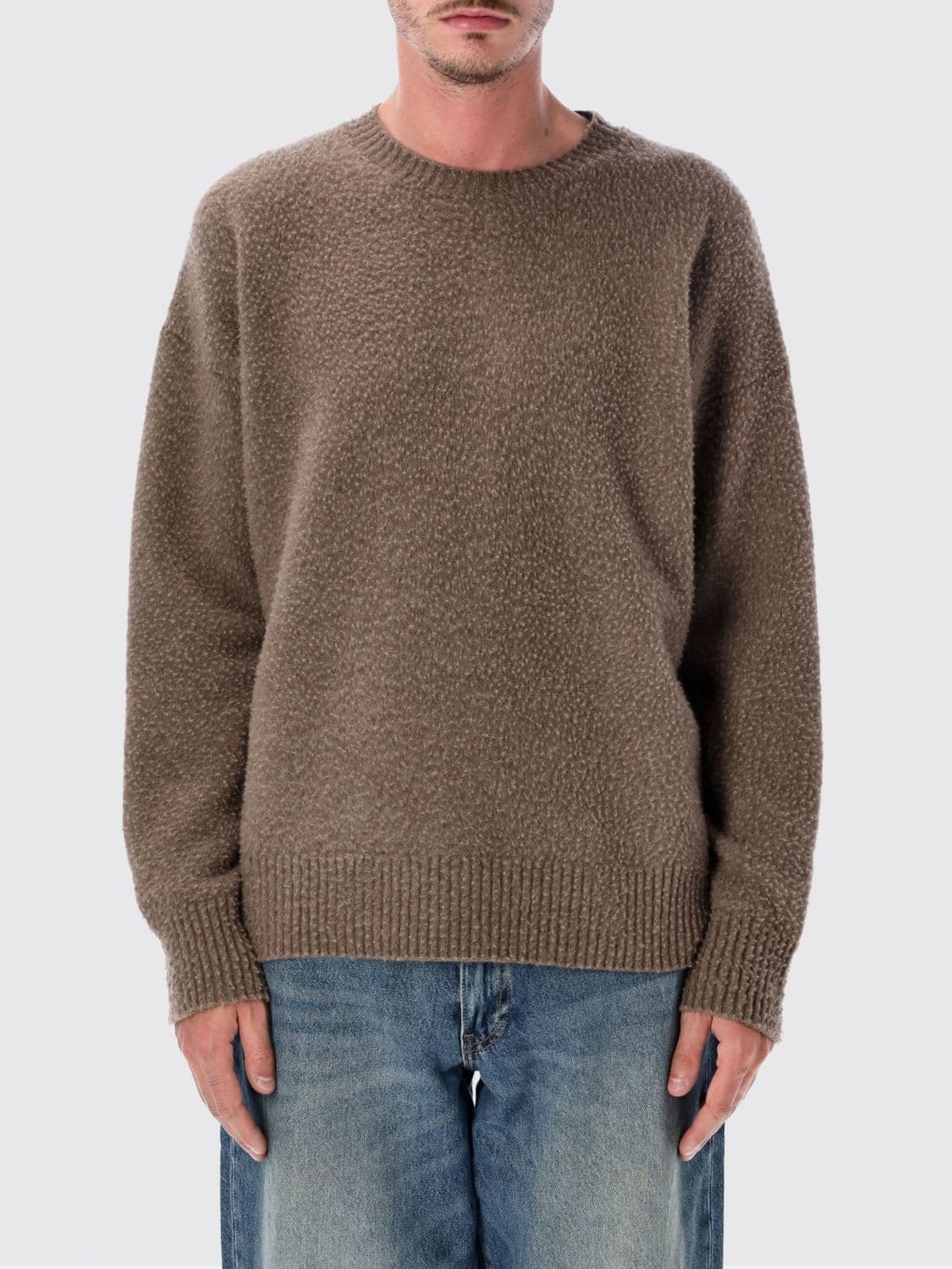 Roberto Collina Relaxed Fit Wool Crewneck Jumper