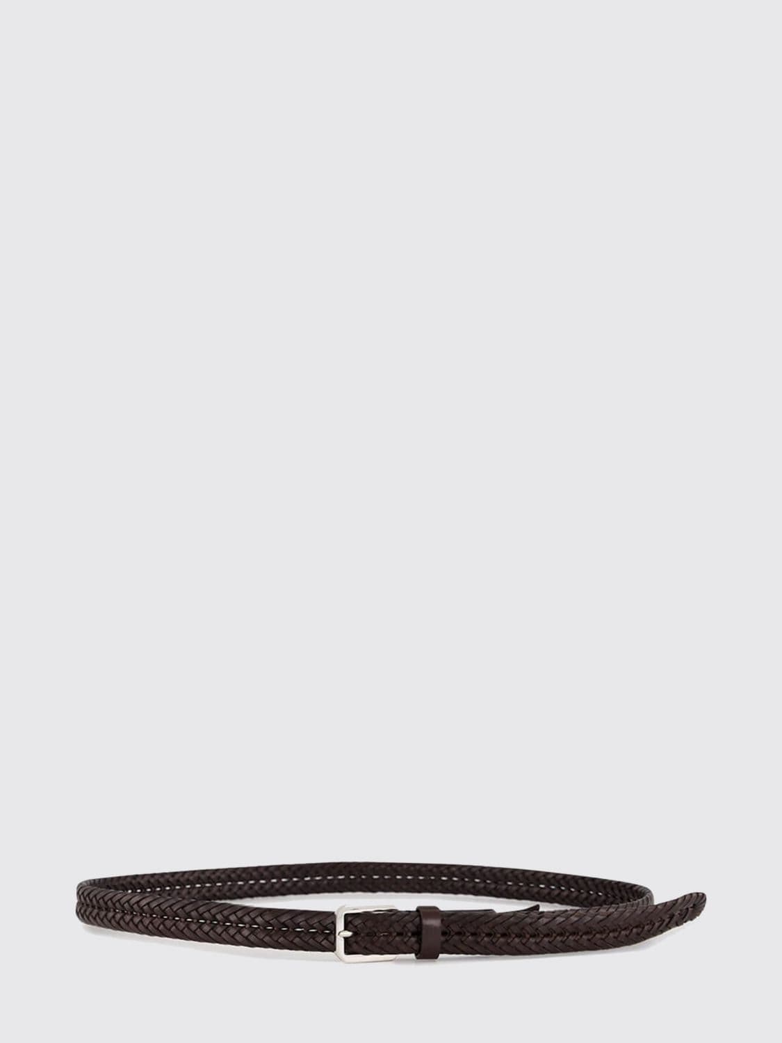 Tom Ford Woven Calfskin Belt with Buckle