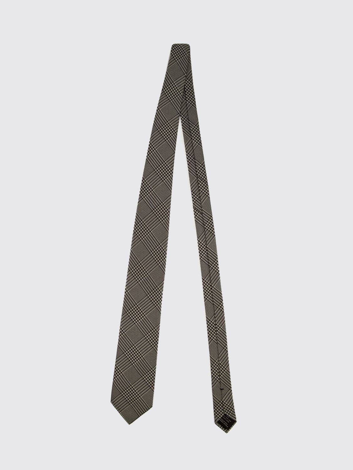Tom Ford Prince of Wales Pattern Pure Mulberry Silk Tie · OS