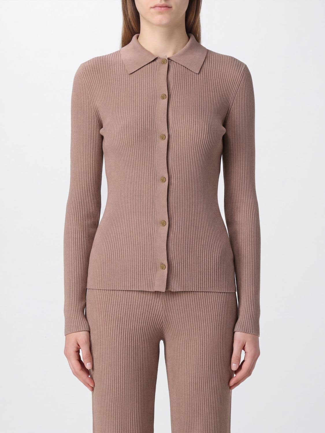 's Max Mara Slim Fit Polo Jumper in Pure Virgin Wool