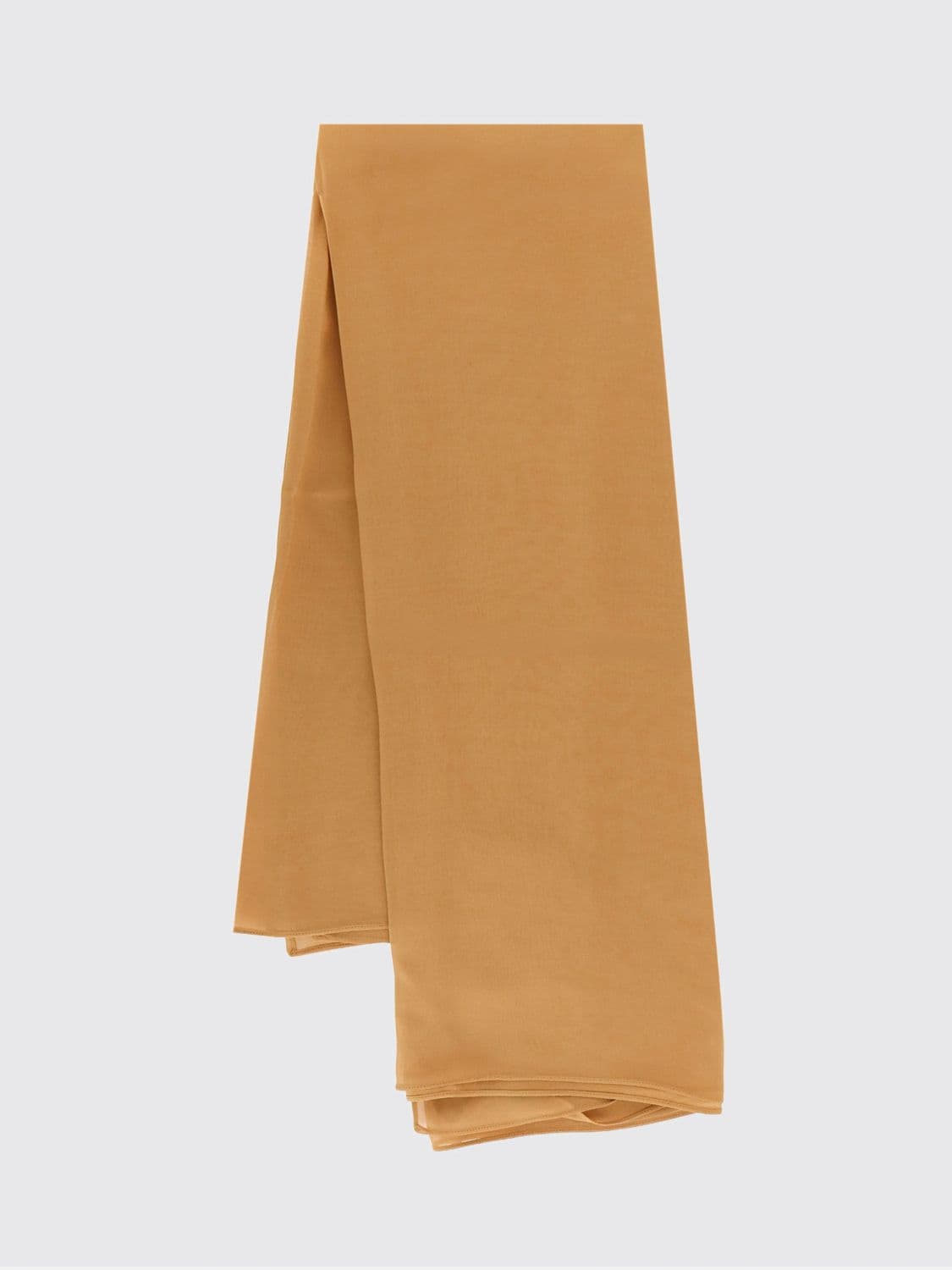 Max Mara Pure Silk Georgette Ceremony Stole with Straight Hem
