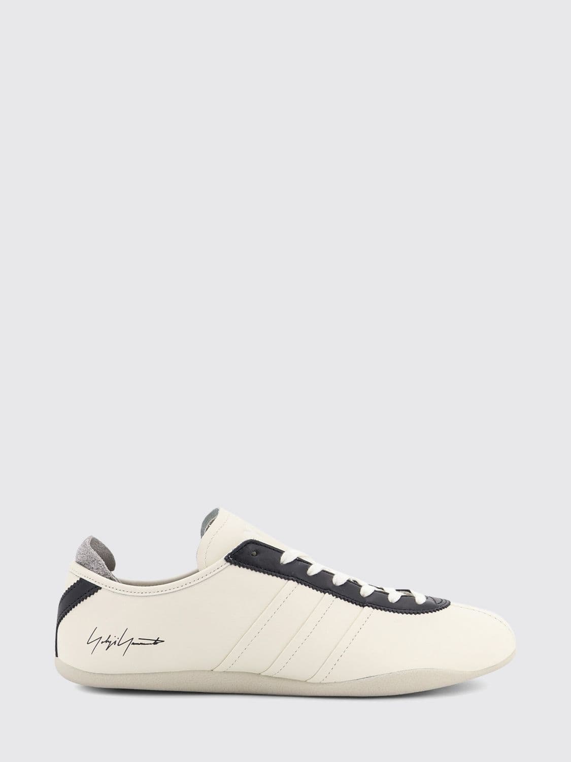 Y-3 Tokyo Leather Sneakers with Bicolor Design and Rubber Sole