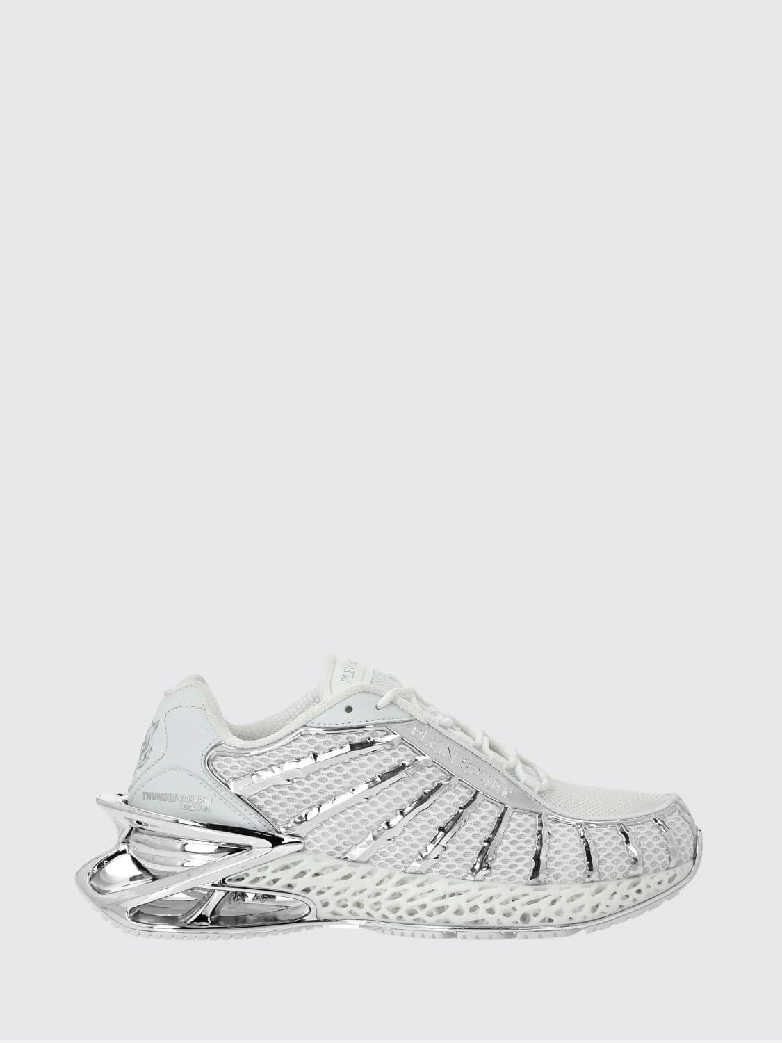 Plein Sport Bicolor Thunderstorm GenX Sneakers in Mesh with a Chunky Sole