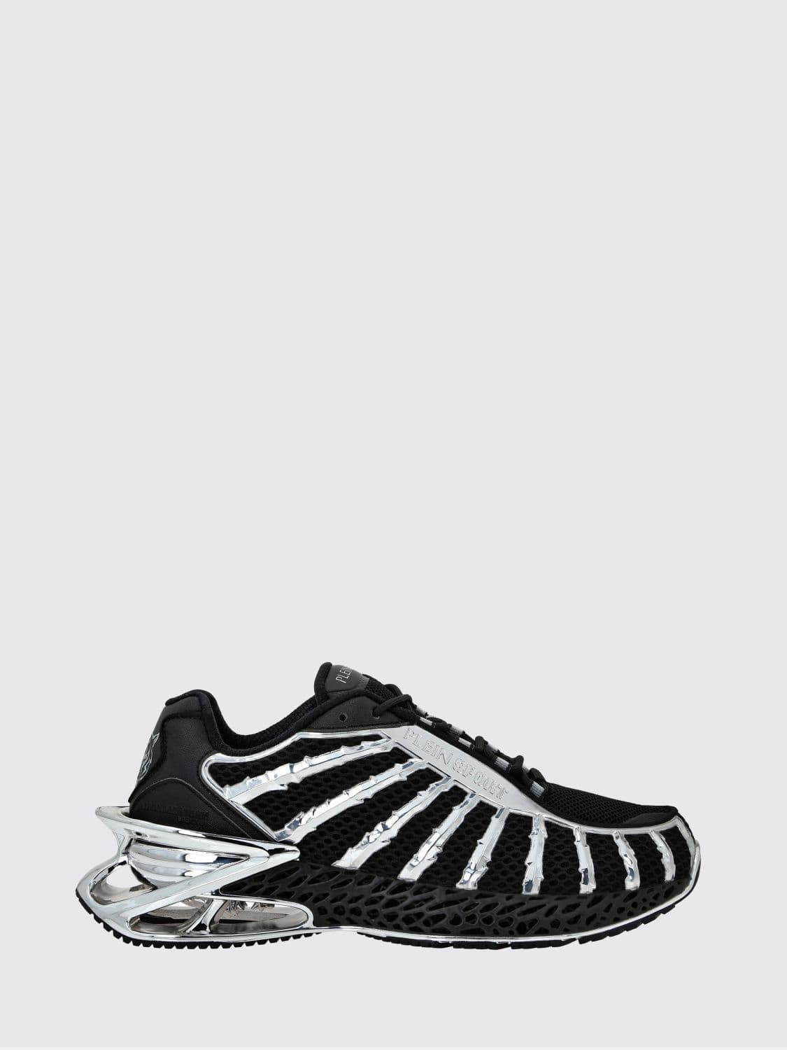 Plein Sport Bicolor Thunderstorm GenX Sneakers in Mesh with a Chunky Sole