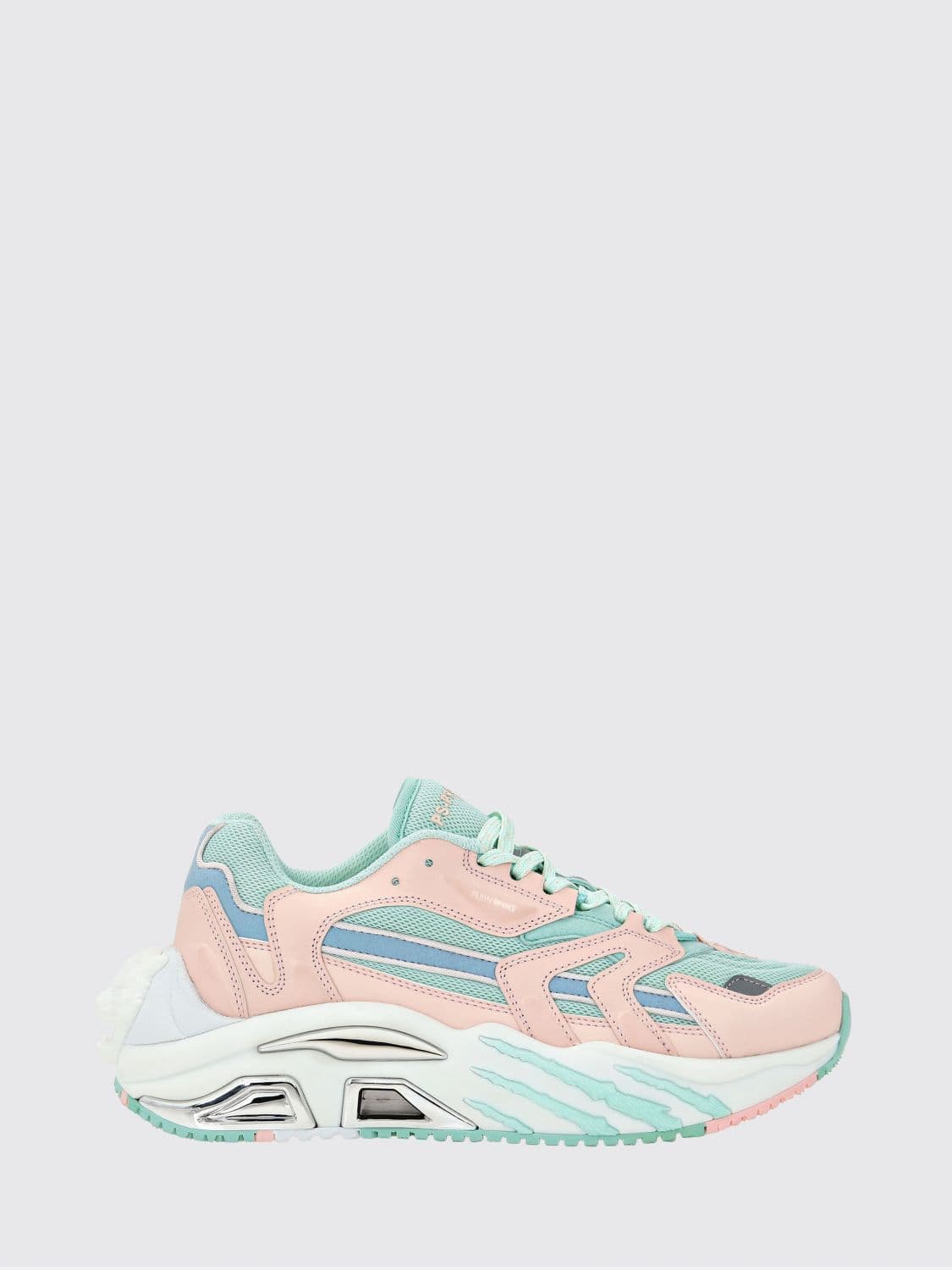 Plein Sport PS. Project Gen. X-01 Sneakers in Leather and Mesh with Bicolor Design
