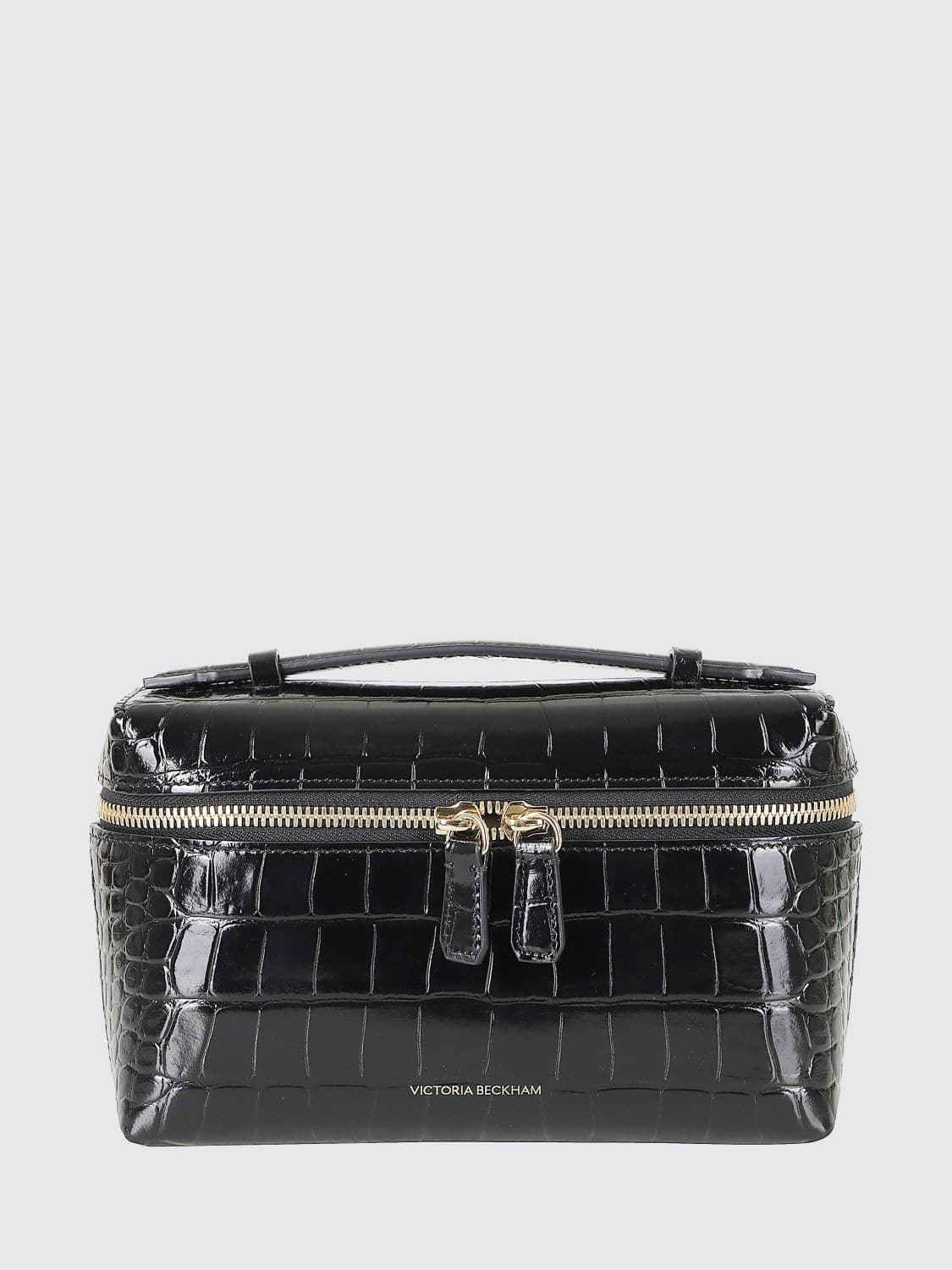 Victoria Victoria Beckham Vanity Croc-Embossed Calfskin Mini Handbag · OS