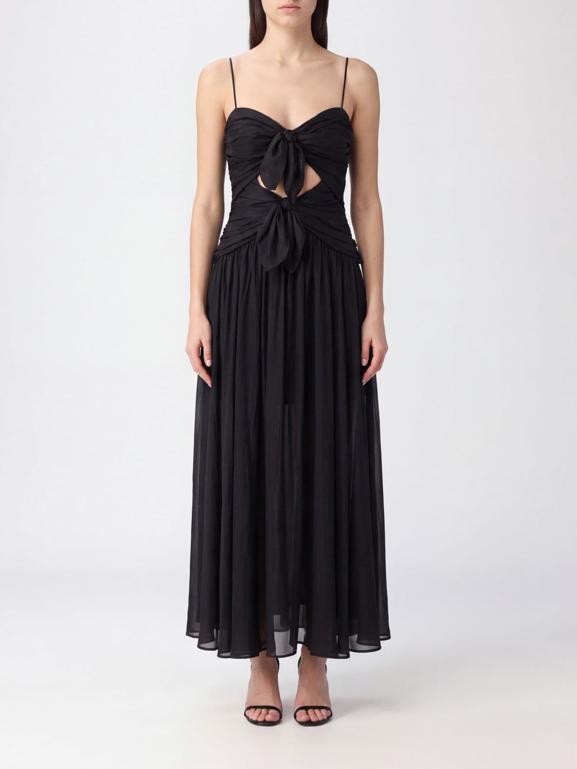 Zimmermann Off-the-Shoulder Cut-Out Pure Silk Midi Evening Dress · 3