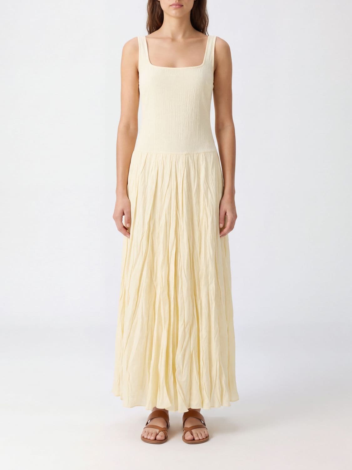 Johanna Ortiz Dress Woman color Ecru