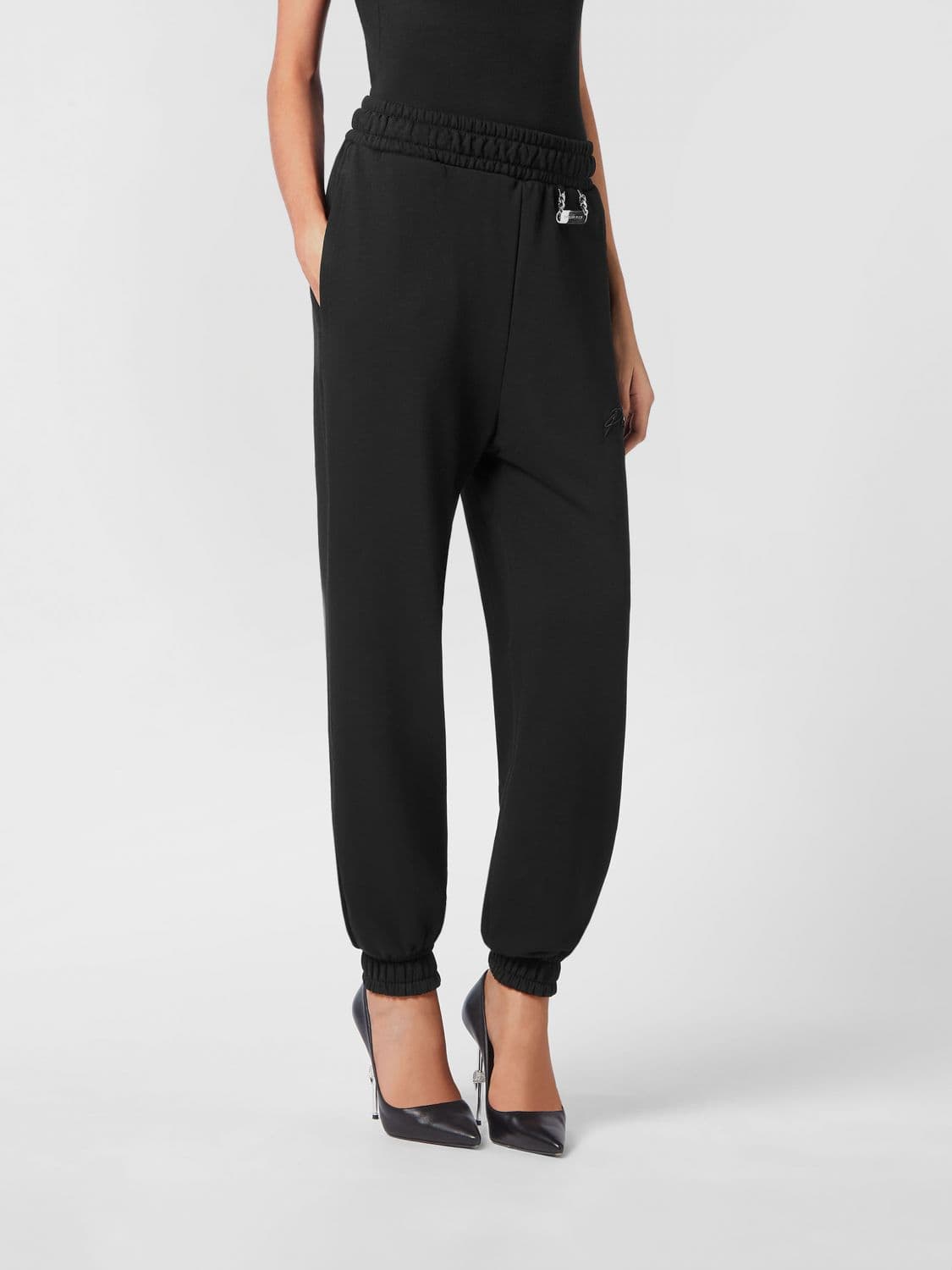 Philipp Plein Jersey Jogging Trousers with Elasticated Waist and Cuffs