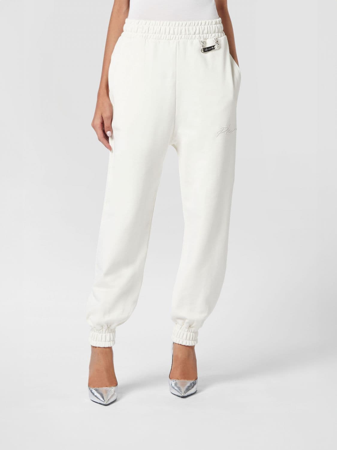 Philipp Plein Jersey Jogging Trousers with Elasticated Waist and Cuffs
