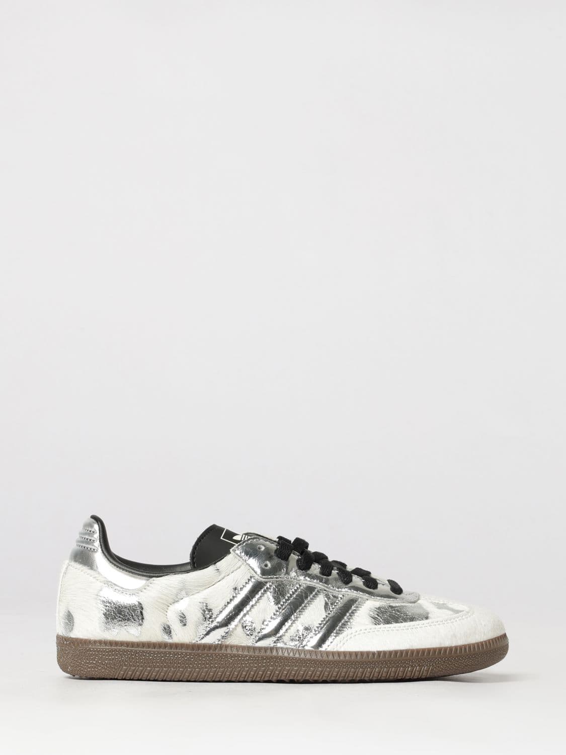 Adidas Originals Samba OG Leather Sneakers with Animal Print and 3-Stripes