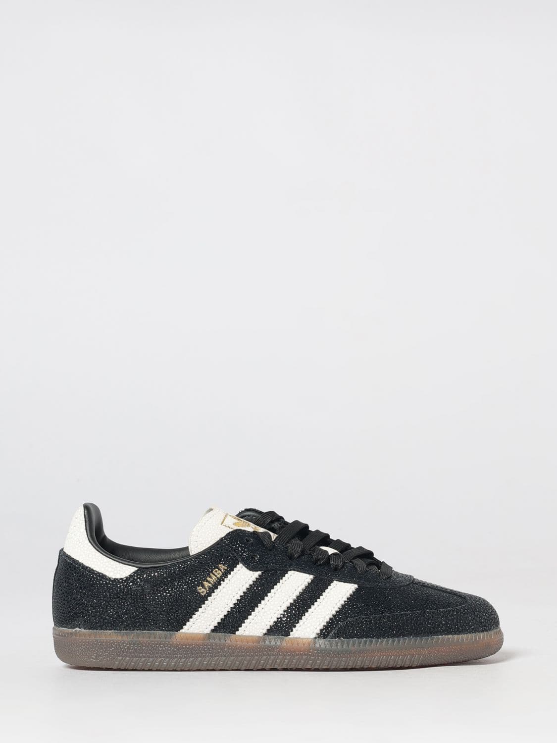 Adidas Originals Samba OG Trainers in Embossed Leather with 3-Stripes Logo