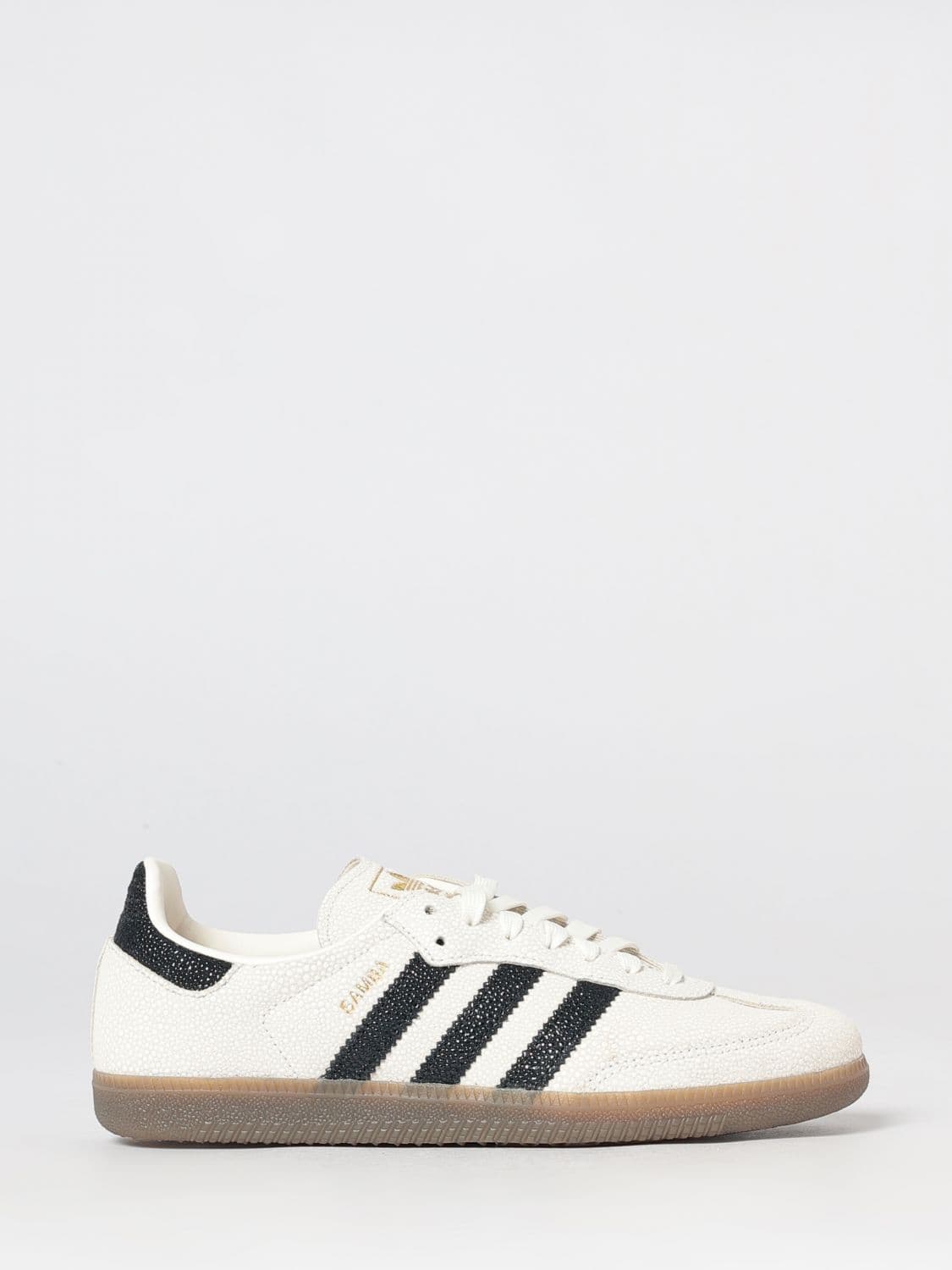 Adidas Originals Samba OG Trainers in Embossed Leather with 3-Stripes Logo