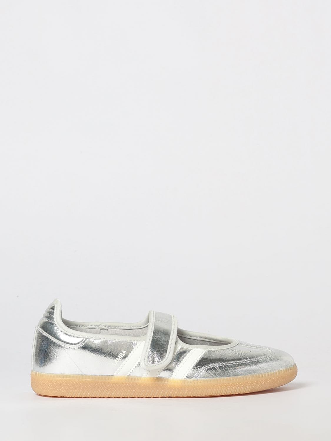 Adidas Originals Samba Jane Mary Jane Ballet Flats in Laminated Leather with Logo