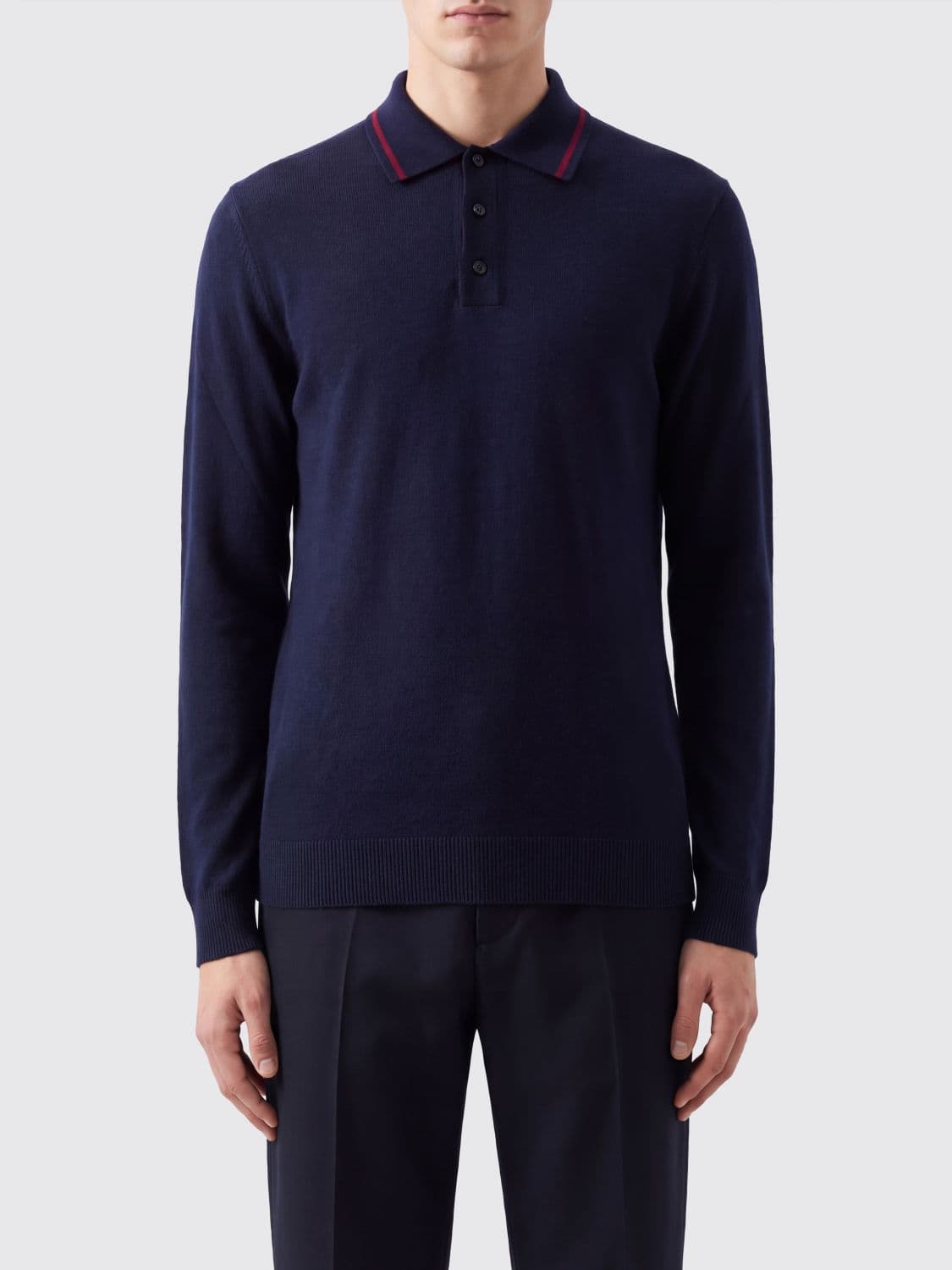 Balenciaga Polo Shirt Men color Navy