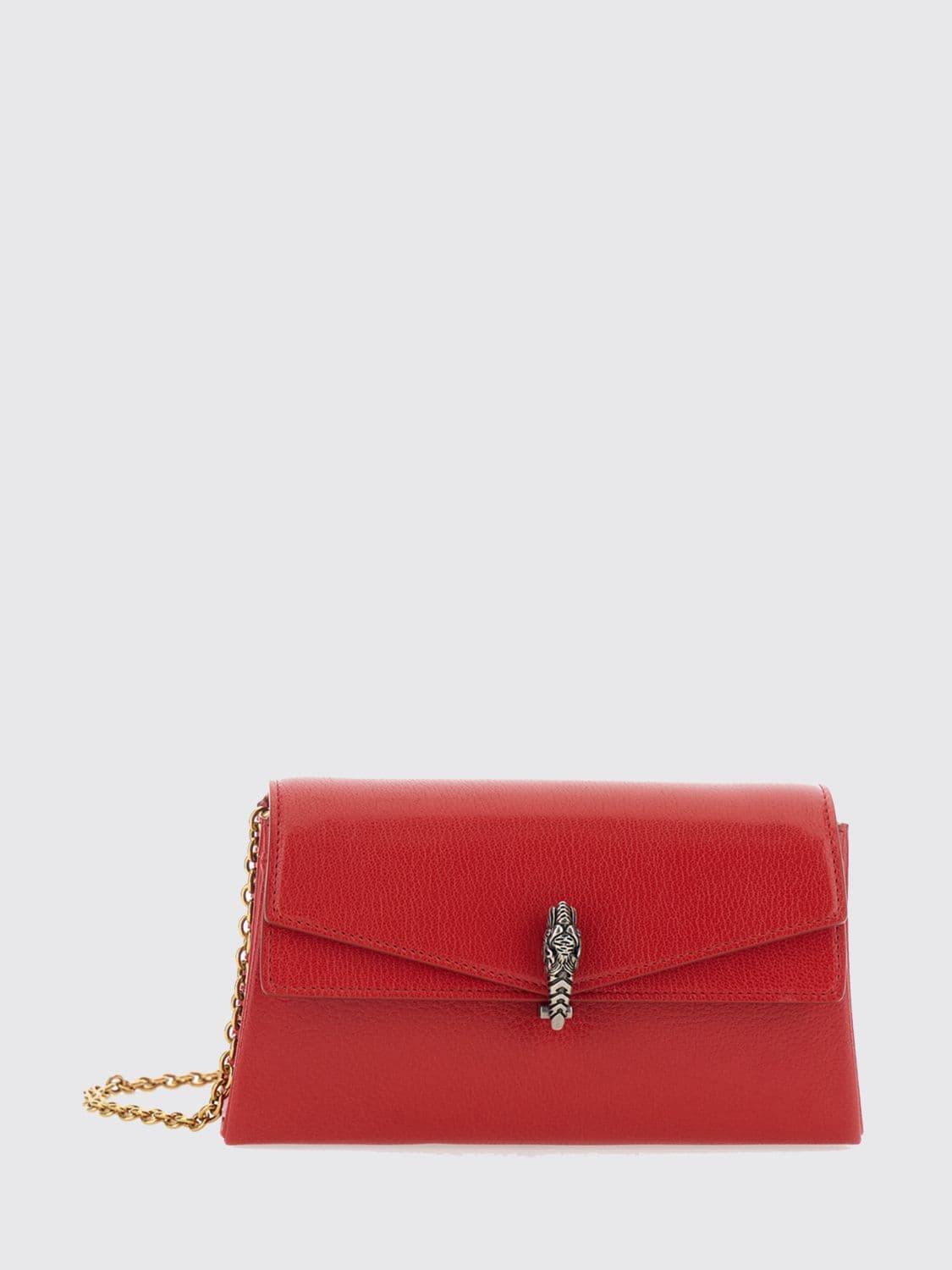 Gucci Dionysus Mini Shoulder Bag in Grained Leather with Chain Strap