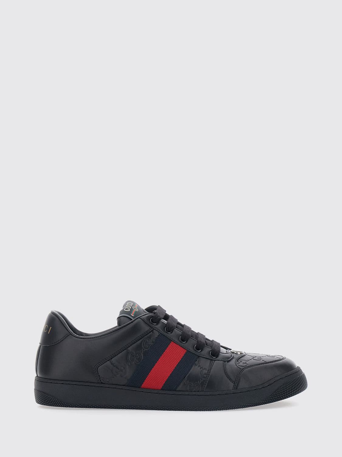 Gucci Screener Trainers in Lambskin with Embossed GG Monogram
