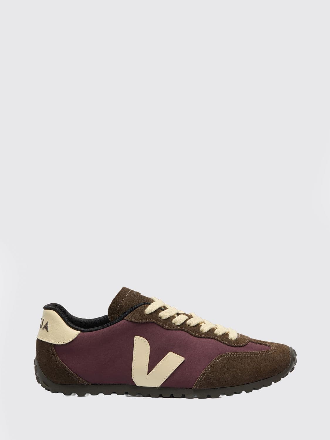 Veja GT Low-Top Sneakers in Nolyn and Suede with Contrast V-Logo