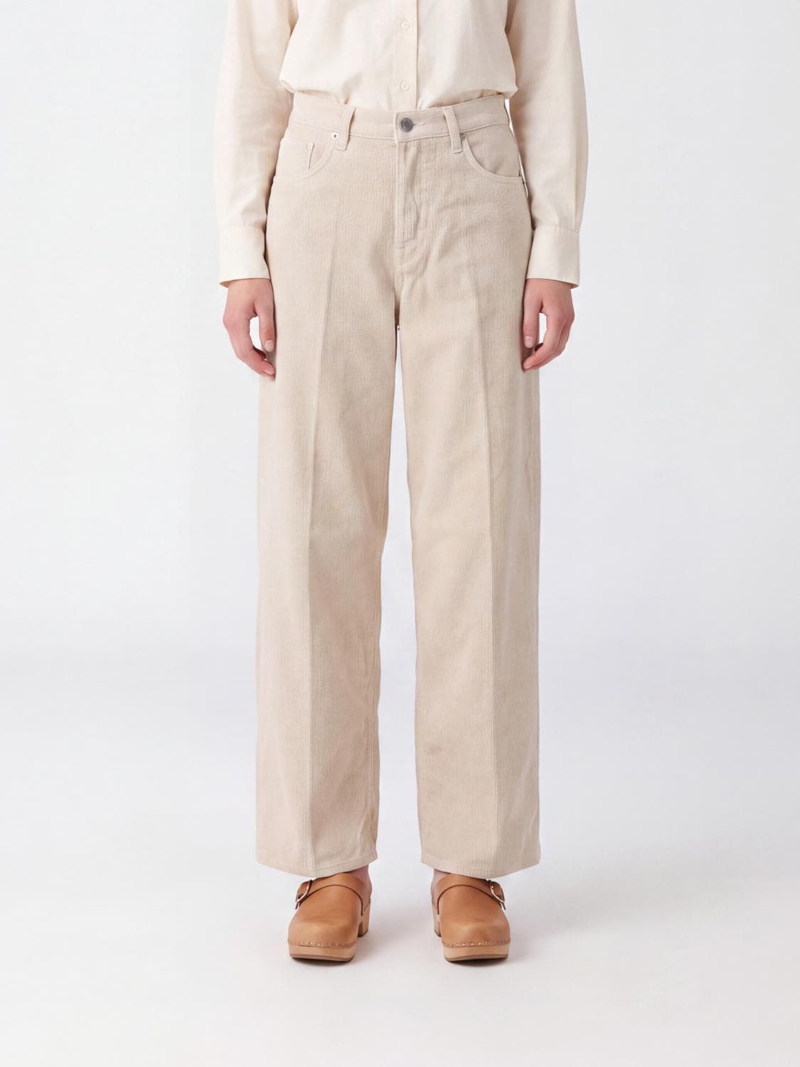Haikure Bethany Wide-Leg Trousers in Cotton Corduroy