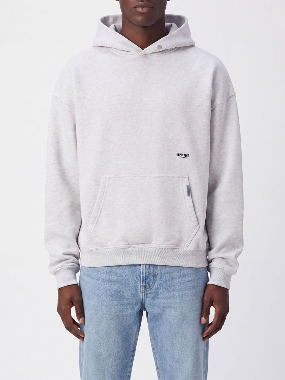 Represent Cotton Hoodie with Pouch Pocket