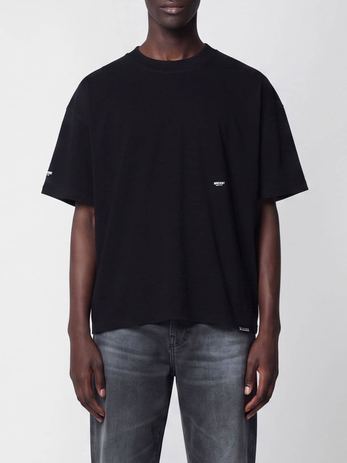 Represent Relaxed Fit Cotton T-shirt with Contrast Logo