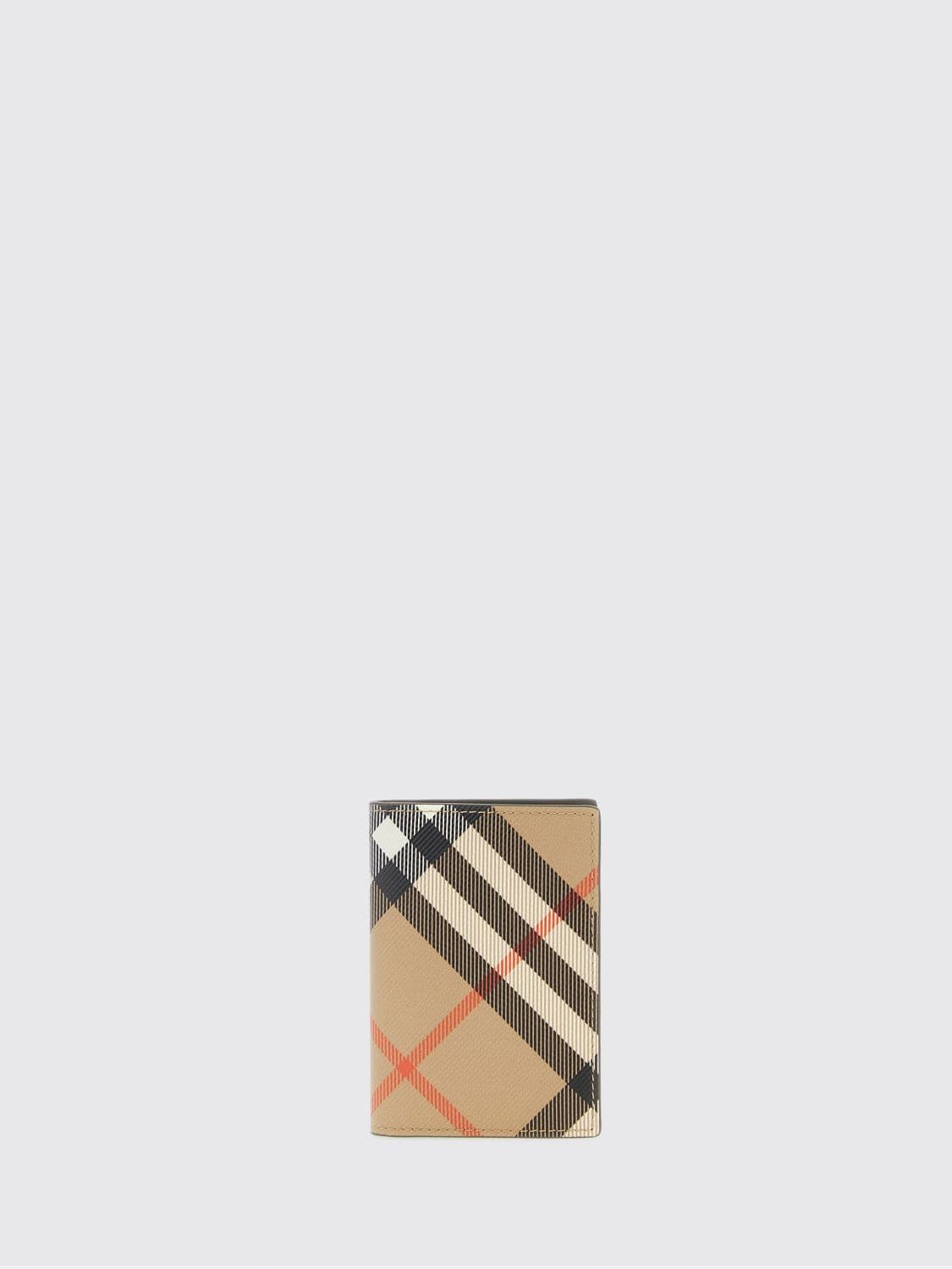 Burberry Vintage Check Coated Cotton Bifold Card Holder