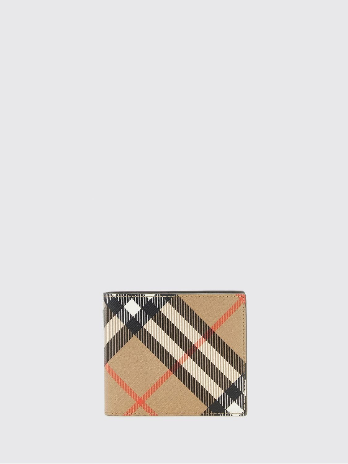 Burberry Vintage Check Coated Cotton Bifold Wallet · OS