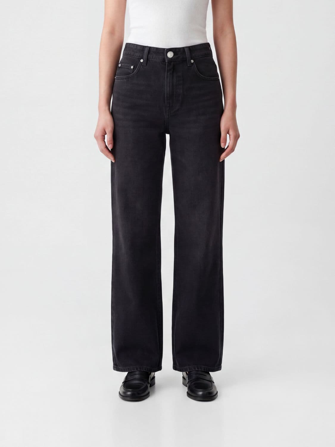 Isabel Marant Belvira High-Waisted Flared Lyocell Denim Jeans