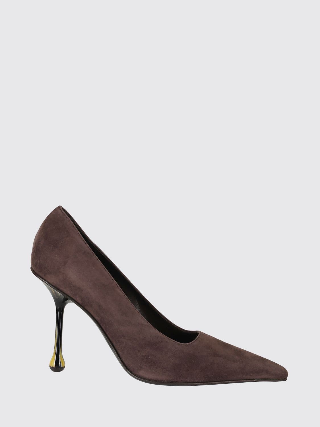 Jimmy Choo Ixia 95 Suede Teardrop Heel Pumps