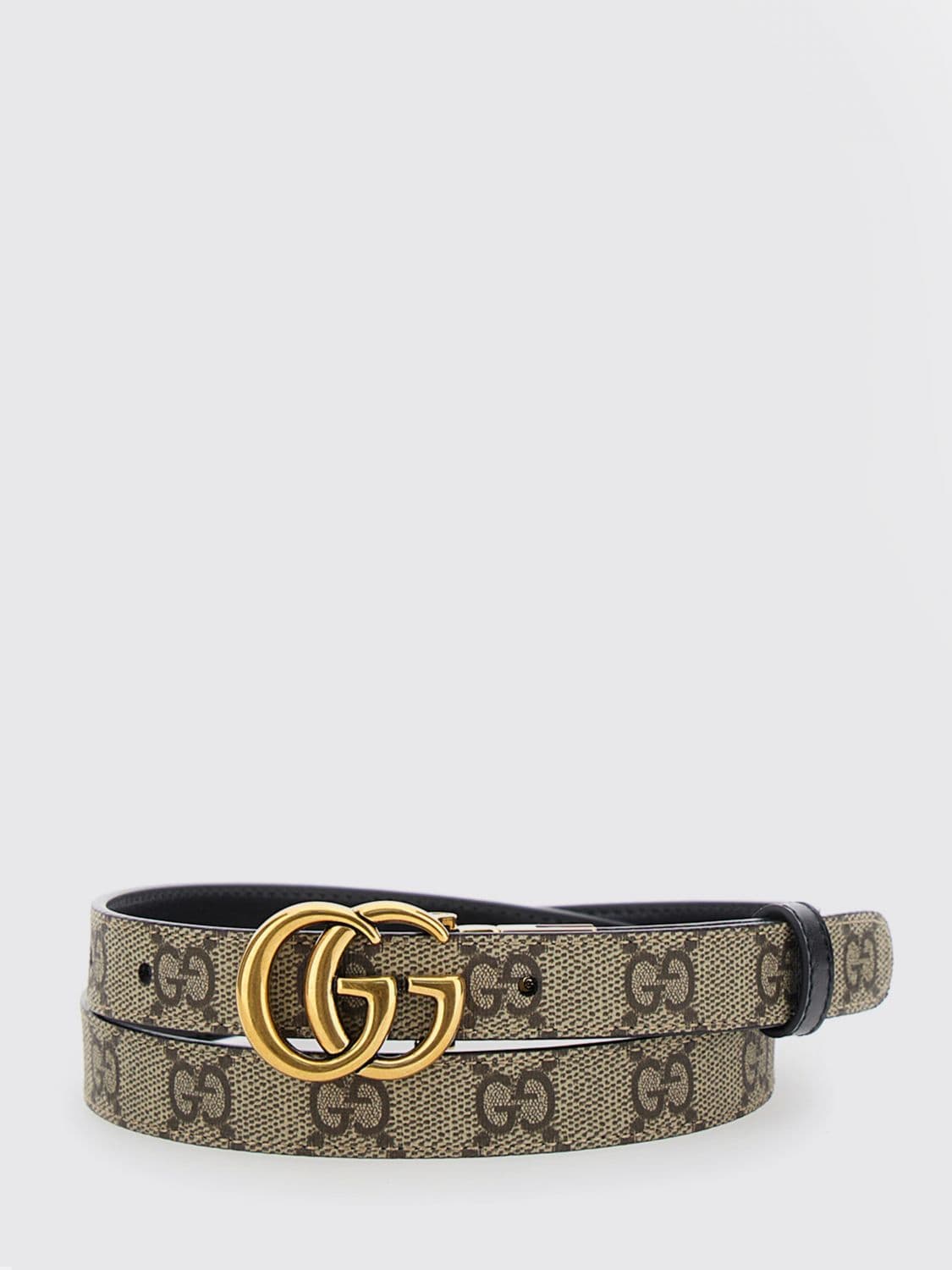 Gucci GG Marmont Reversible GG Supreme and Leather Belt · 100
