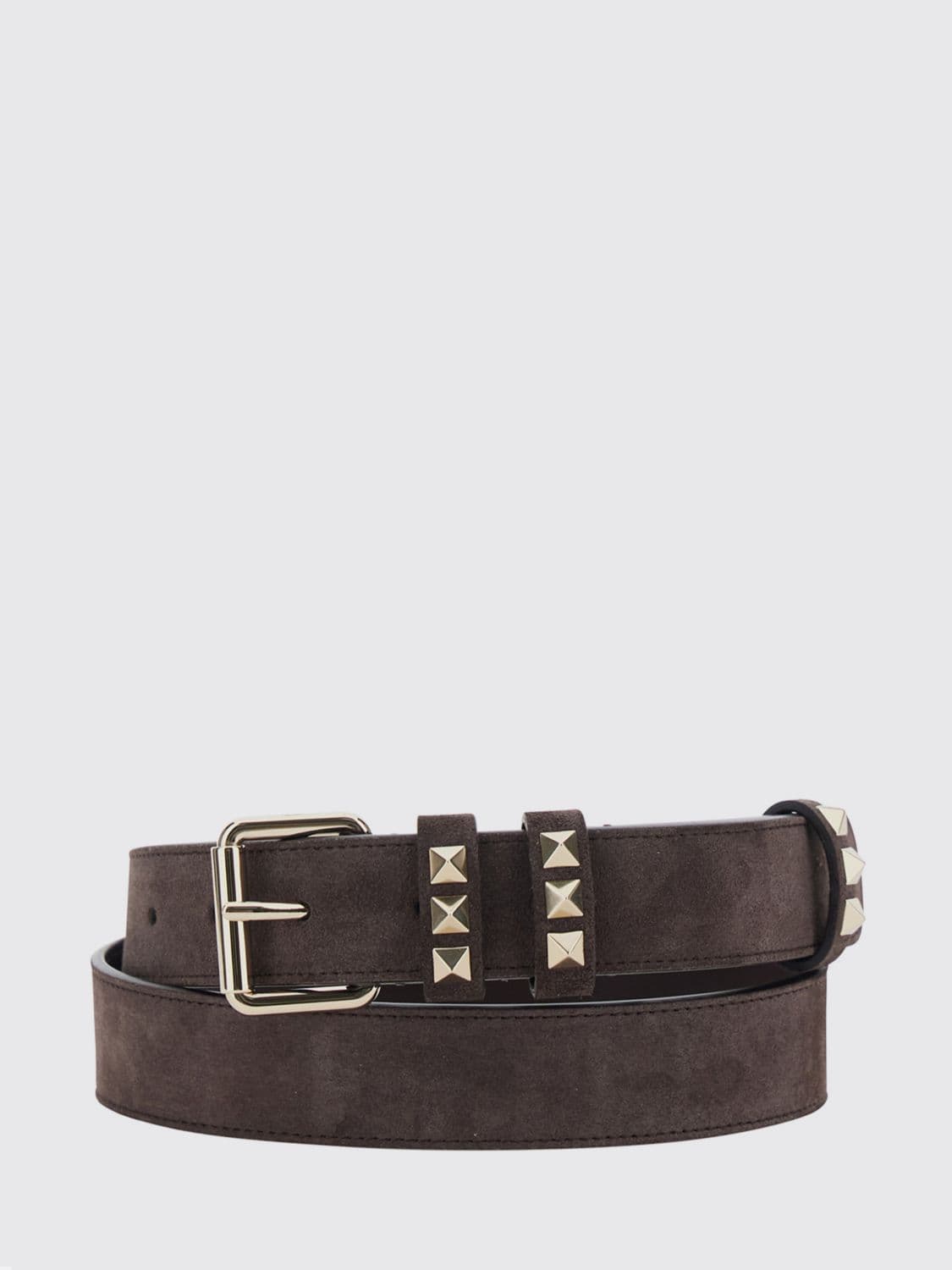 Valentino Garavani Rockstud Studded Suede Belt