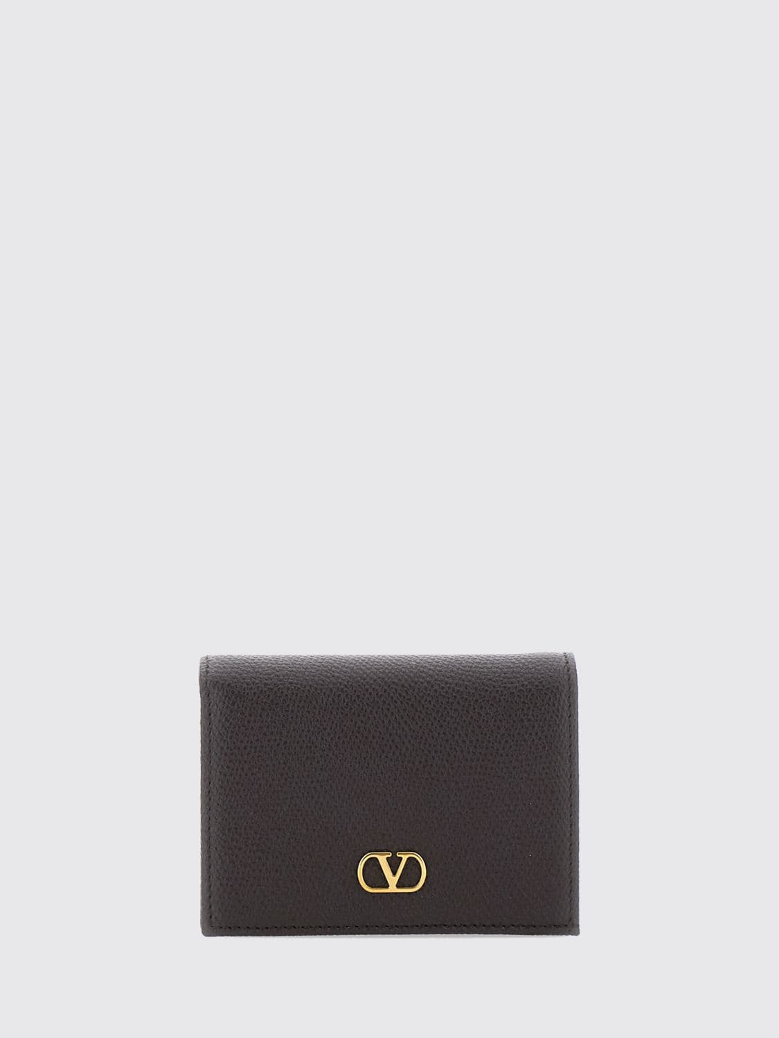 Valentino Garavani VLogo Signature Grained Calfskin Bifold Wallet · OS
