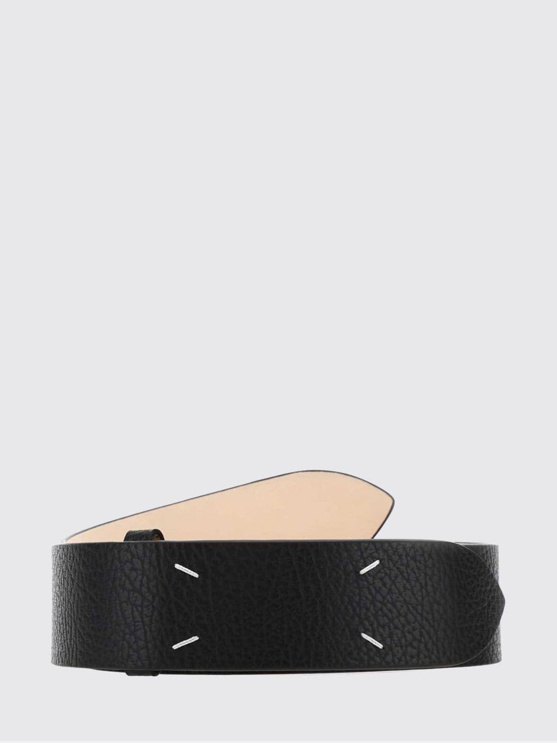 Maison Margiela Four Stitches Leather Belt