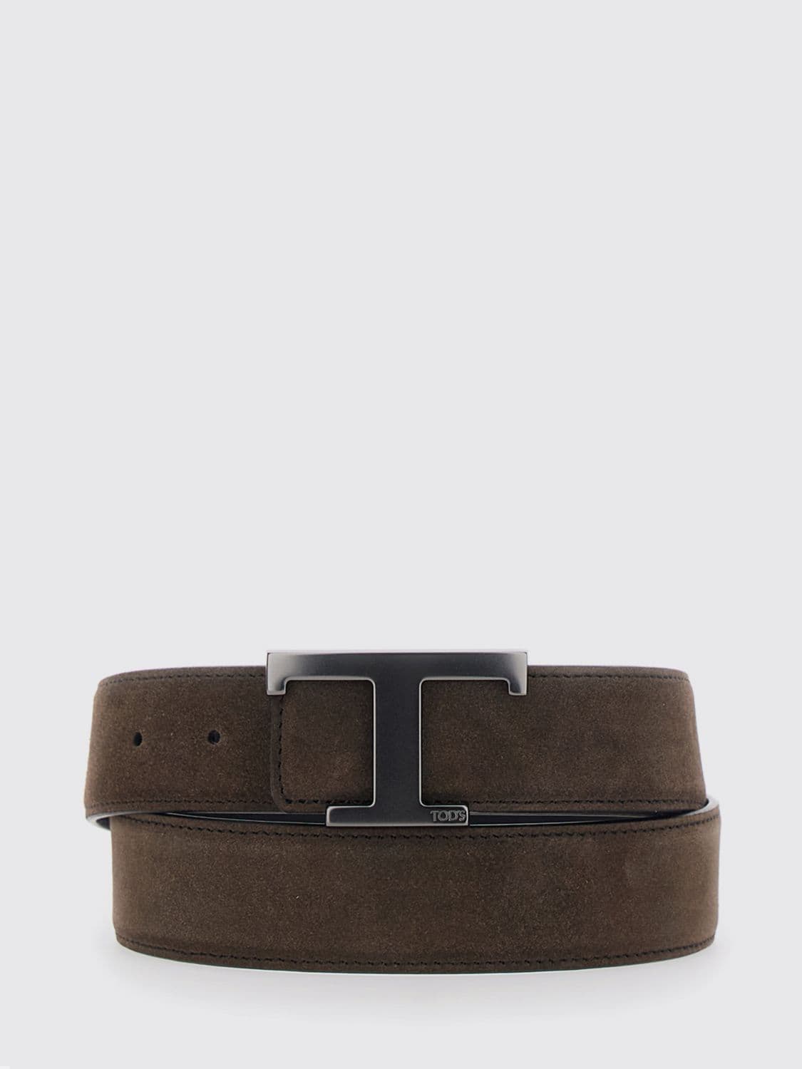 Tod's T Timeless Reversible Calfskin Belt with Monogram Buckle