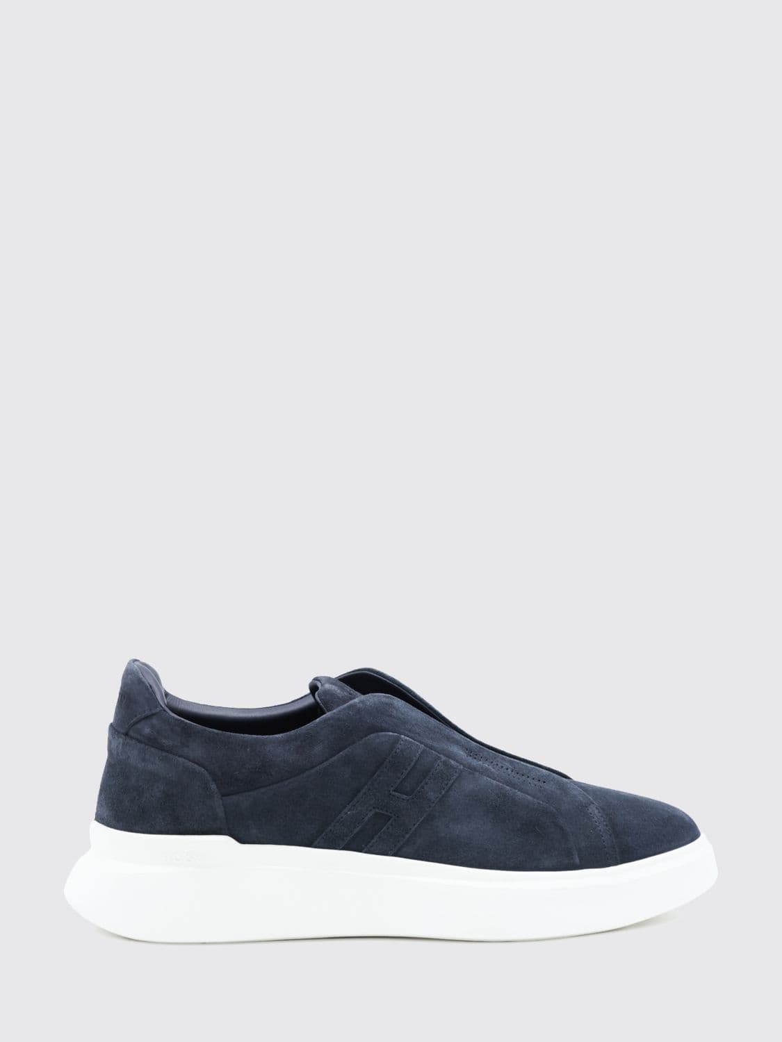 Hogan H580 Suede Slip-On Sneakers with Chunky Sole
