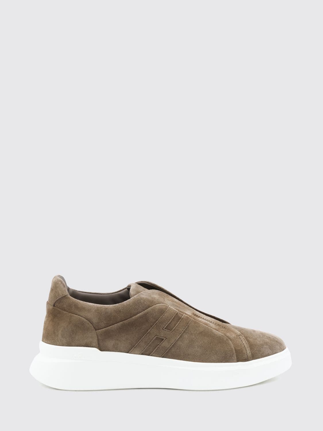 Hogan H580 Suede Slip-On Sneakers with Chunky Sole