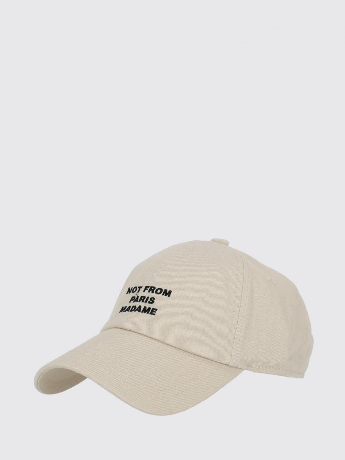 Drôle De Monsieur Cotton Twill Baseball Cap with Embroidered Logo
