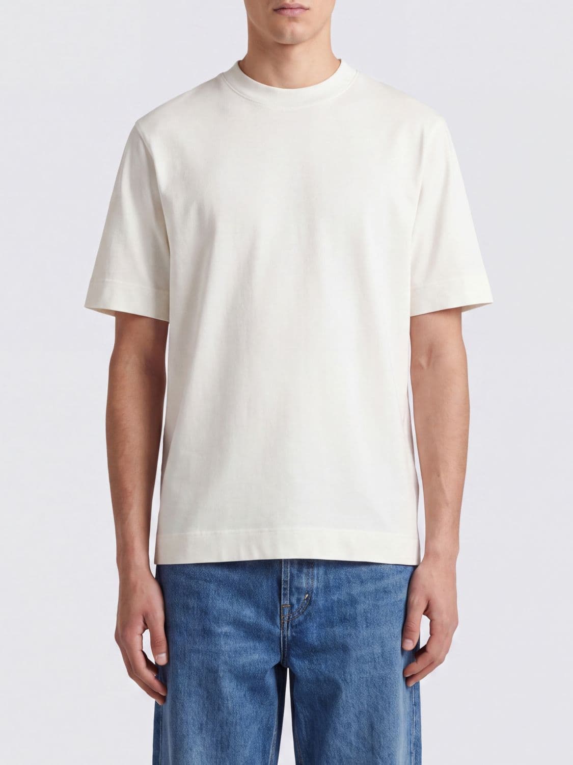 Emporio Armani Basic Short-Sleeved Crewneck T-shirt in Pure Cotton