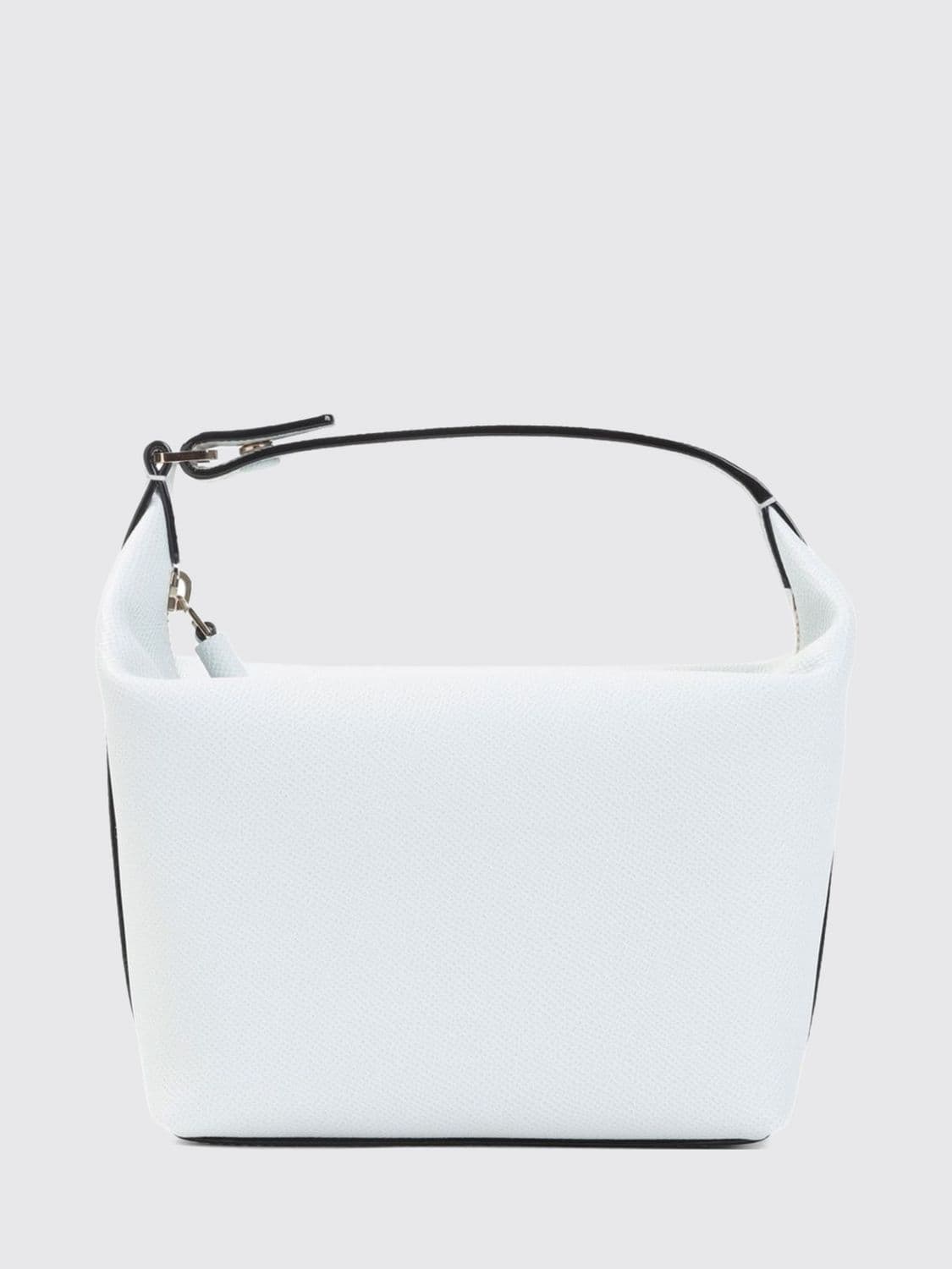Valextra Mochi Mini Bag in Calf Leather with Removable Shoulder Strap