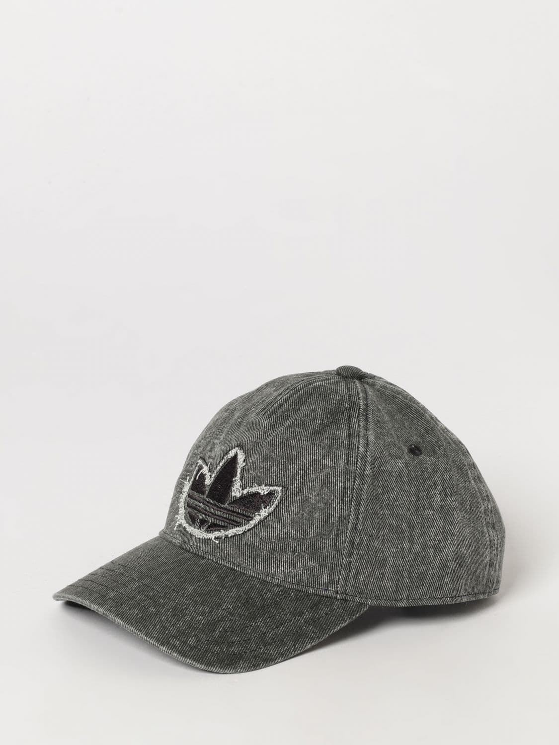 Adidas Originals Bleached Denim Baseball Cap with Embroidered Logo · OS