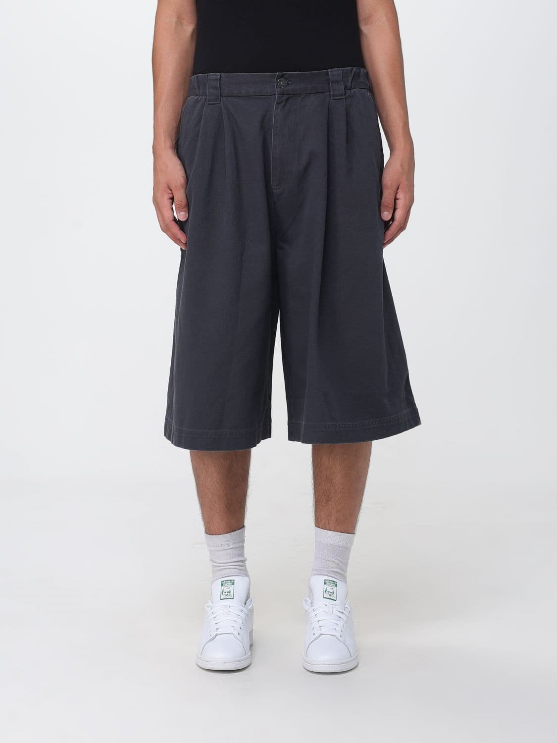 Adidas Originals BCI Cotton Bermuda Shorts with Belt Loops