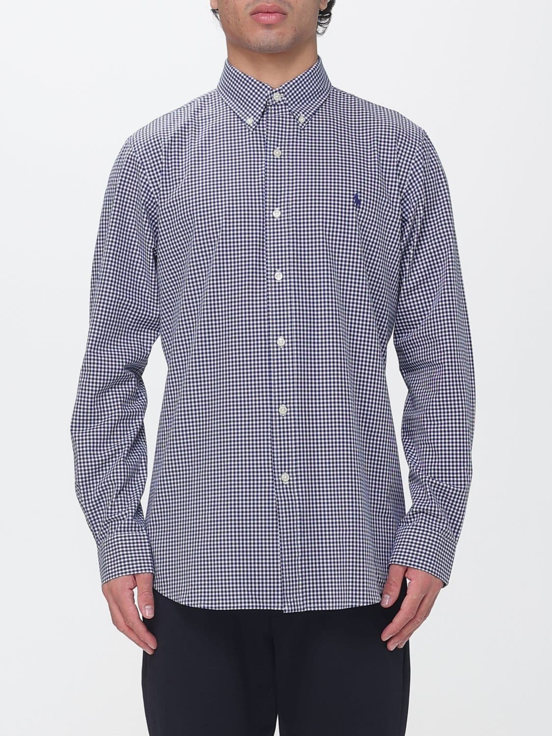 Polo Ralph Lauren Slim Fit Stretch Cotton Shirt with Embroidered Pony Logo