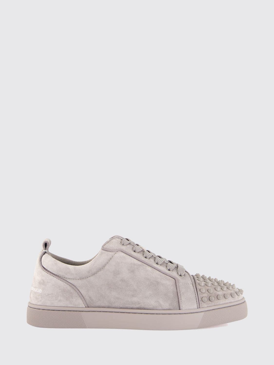 Christian Louboutin Louis Jr Spikes Canopy Suede Low Top Sneakers